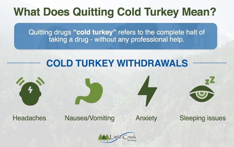 quitting drugs cold turkey