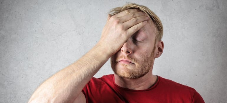 Man thinking about what is a neurotypical disorder.