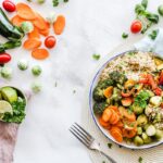 Vegetable Salad on Plate