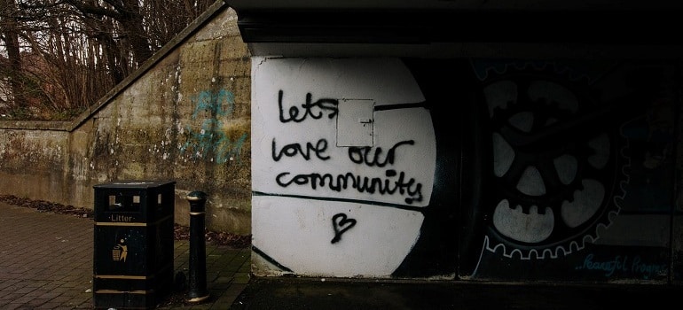Love your community tag on wall.