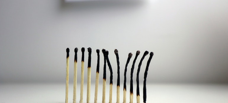Burnt matches that show how drug abuse consumes you
