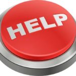 An illustration of a HELP button, symbolizing Borderline Personality Disorder & substance abuse treatment.