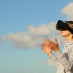 person using a VR headset, attending one of the innovative rehab programs in Pennsylvania