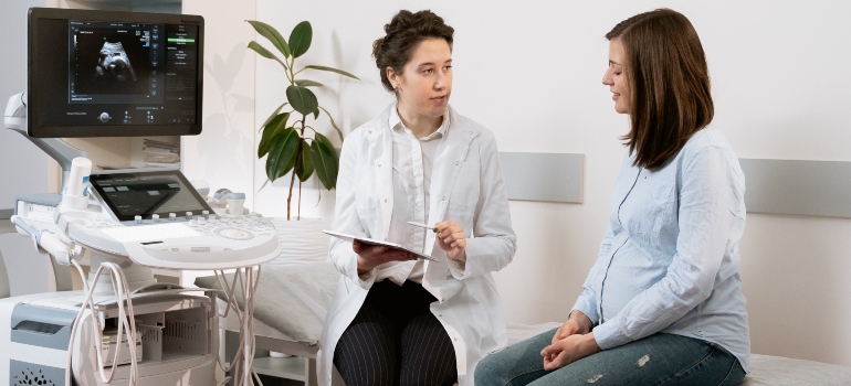 doctor explaining the Effects Of Drug Abuse On Fertility to a patient