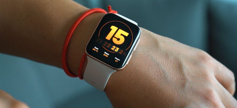 digital watch with a health monitoring app