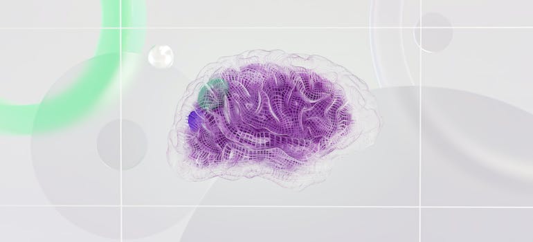 AI generated image of a brain
