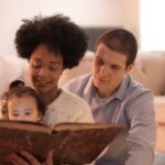 A family with a baby