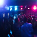 A party at a night club