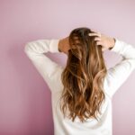 Woman with long hair