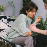 Therapist helping a client realize when you are enabling an addict.