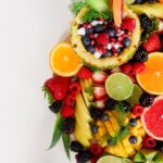 Bowl of different types of fruit.
