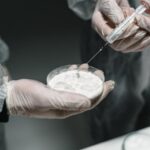 Scientists testing fentanyl laced heroin.
