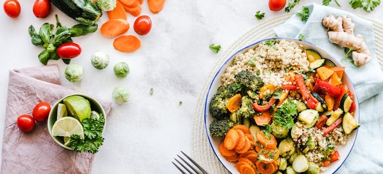Healthy meal.
