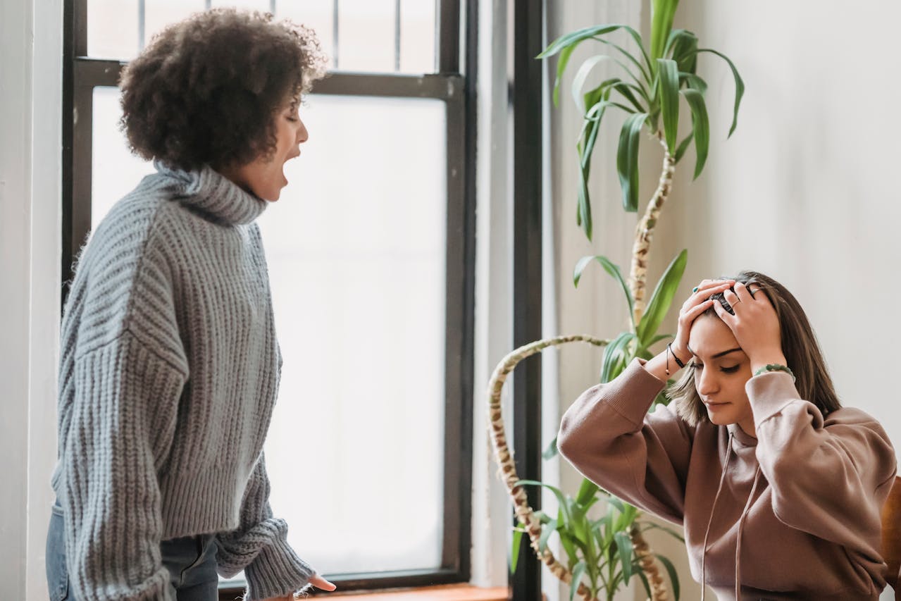 Woman cutting off relationship with an addict sibling.
