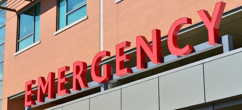 Emergency sign.