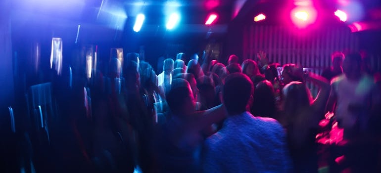 People having fun at a party after taking ketamine as a party drug.