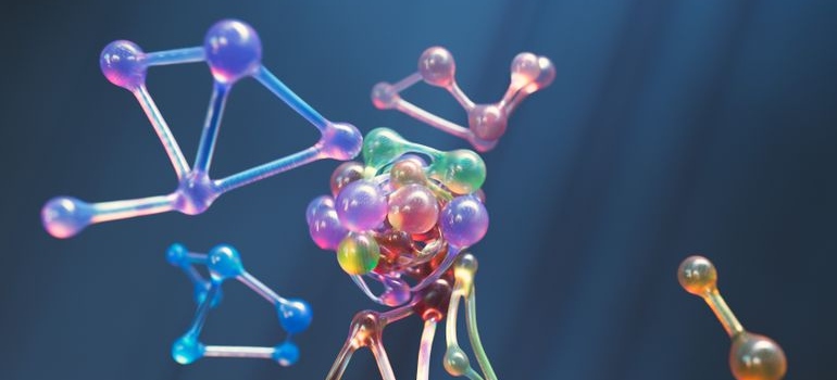 Hormone molecule.